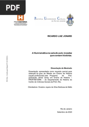 A Numismática na Sala de aula - Moedas que Contam Histórias
