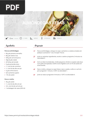 Almôndegas Kebab