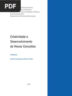 Criatividade e Desenvolvimento de Novos Conceitos