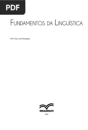 Fundamentos da Linguística