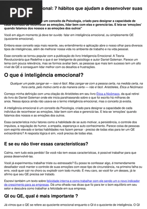 Inteligência emocional. 7 hábitos que ajudam a desenvolver suas emoções