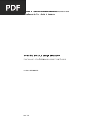 Mobiliário em kit, o design embalado.