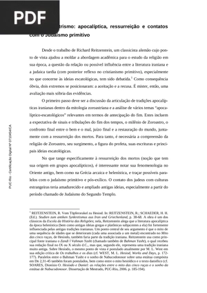 O Zoroastrismo