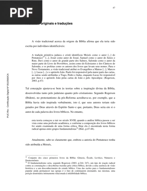 A Bíblia – originais e traduções