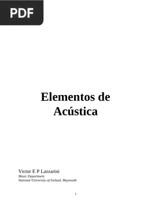 Elementos de Acústica