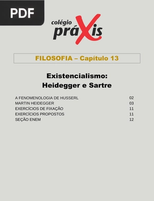 Existencialismo: Heidegger e Sartre