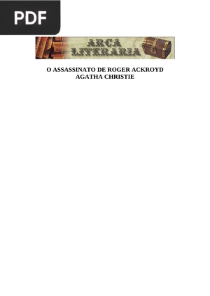 O assassinato de Roger Ackroyd