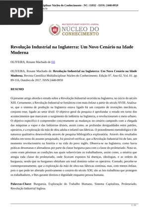 Revolução Industrial na Inglaterra: Um Novo Cenário na Idade Moderna