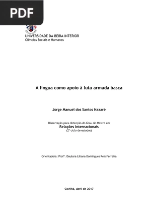 A língua como apoio à luta armada basca