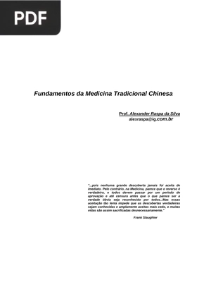Fundamentos de medicina tradicional chinesa