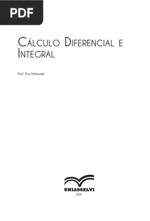 Cálculo Diferencial e Integral