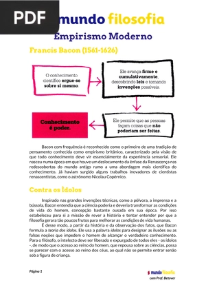 Empirismo Moderno