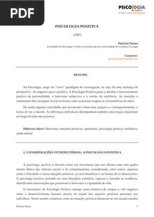 Psicologia positiva