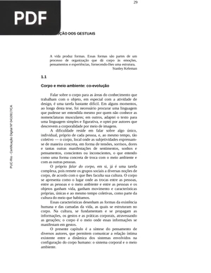 Construção dos gestuais