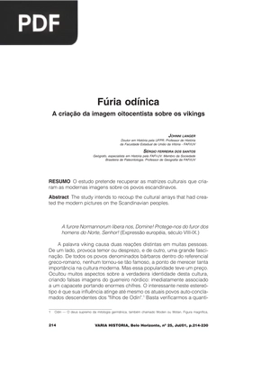 Fúria odínica. A criação da imagem oitocentista sobre os vikings
