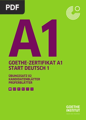 Goethe-Zertifikat A1: Start Deutsch 1