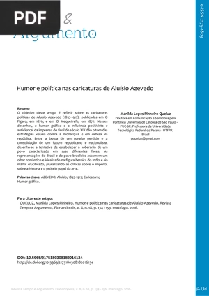 Humor e política nas caricaturas de Aluísio Azevedo