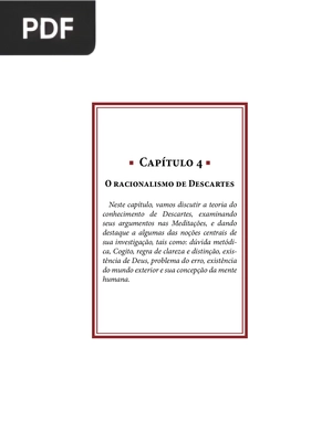 O racionalismo de Descartes