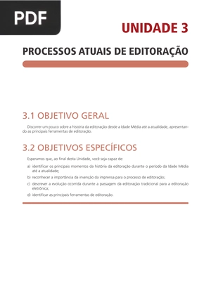 Processos atuais de editoração