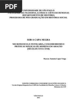 Sob a Capa Negra