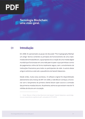 Tecnologia Blockchain: uma visão geral