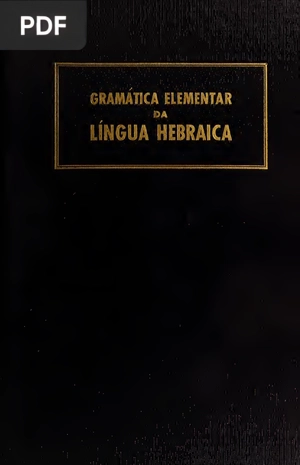 Gramática elementar da língua hebraica