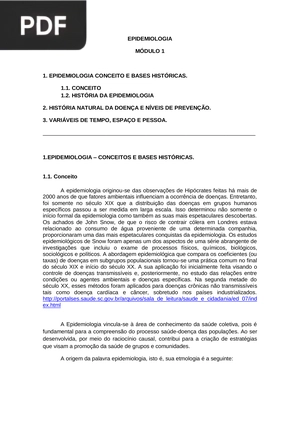 Epidemiologia