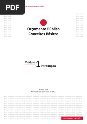 Orçamento Público Conceitos Básicos