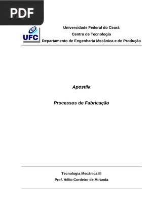 Processos de Fabricação