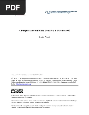 A burguesia colombiana do café e a crise de 1930