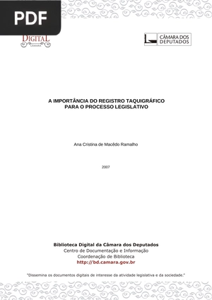 A importância do registro taquigráfico para o processo legislativo