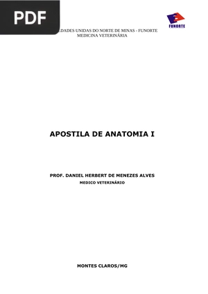 Apostila de anatomia I