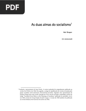 As duas almas do socialismo