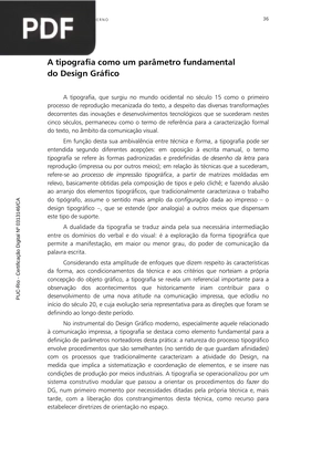 A tipografia como um parâmetro fundamental do Design Gráfico
