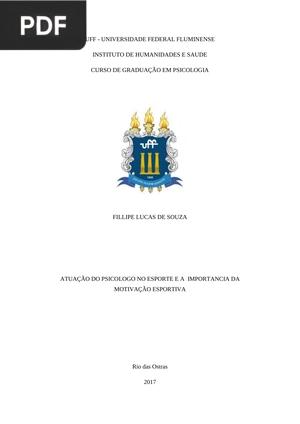 Atuação do psicologo no esporte e a importancia da motivação esportiva