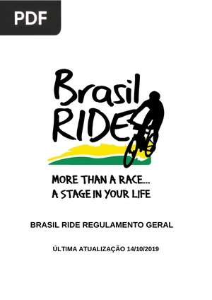 Brasil ride regulamiento geral
