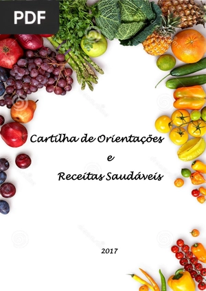 Cartilha de Orientações e Receitas Saudáveis