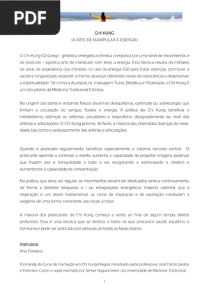 Chi Kung (Artigo)