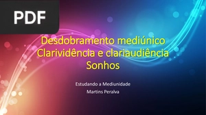 Desdobramento mediúnico Clarividência e clariaudiência Sonhoso (Apresentação)