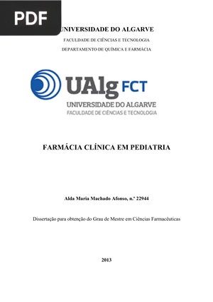Farmácia Clínica em Pediatría
