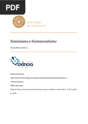 Feminismo e existencialismo