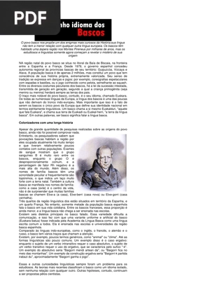 O estranho idioma dos bascos (Artigo)