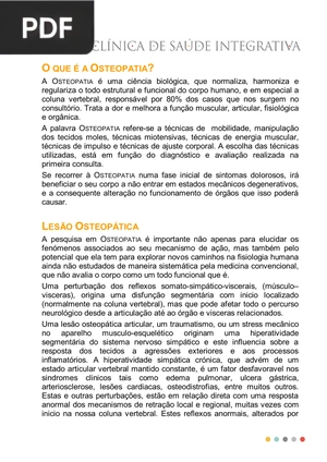 Osteopatia (Artigo)