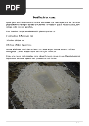 Tortilha Mexicana