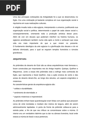 Arte Egípcia (Artigo)