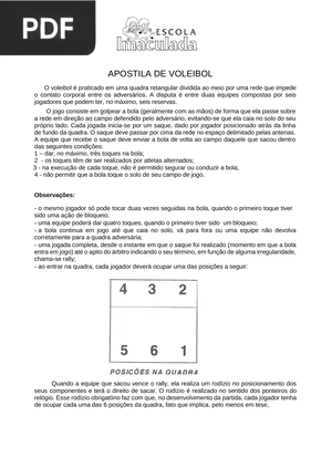 Apostila de Voleibol
