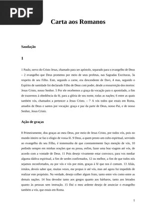 Carta aos Romanos