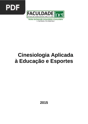 Cinesiologia Aplicada à Educação e Esportes