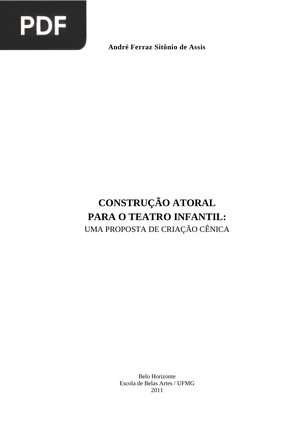 Construção atoral para o teatro infantil