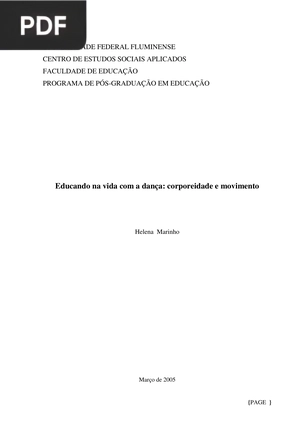 Educando na Vida com a Dança